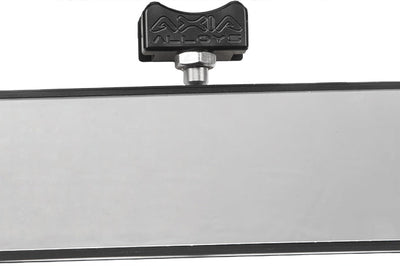 Axia 17’’ Wide Panoramic Rearview Mirror Chrome W/ 0.5’’ Arms - Black - Atv Performance Products