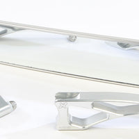 Axia 17’’ Wide Panoramic Rearview Mirror Chrome W/ 0.5’’ Arms - Black - Atv Performance Products