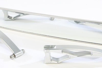 Axia 17’’ Wide Panoramic Rearview Mirror Chrome W/ 0.5’’ Arms - Silver - Atv Performance Products