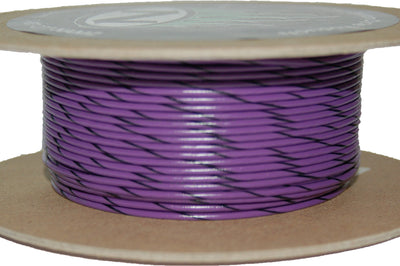 Namz Custom Cycle #18-gauge White/blue Stripe 100’ Spool Of Primary Wire - Watercraft Collection
