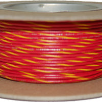 Namz Custom Cycle #18-gauge White/blue Stripe 100’ Spool Of Primary Wire - Yellow/Black - Watercraft Collection
