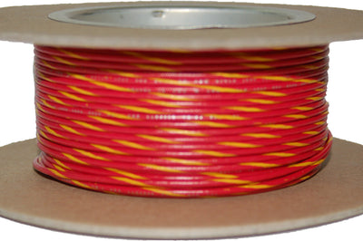 Namz Custom Cycle #18-gauge White/blue Stripe 100’ Spool Of Primary Wire - Watercraft Collection