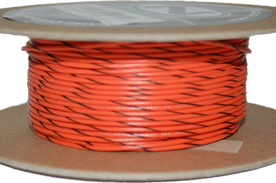 Namz Custom Cycle #18-gauge White/blue Stripe 100’ Spool Of Primary Wire - Watercraft Collection