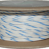 Namz Custom Cycle #18-gauge White/blue Stripe 100’ Spool Of Primary Wire - Yellow/Black - Watercraft Collection