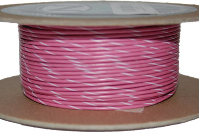 Namz Custom Cycle #18-gauge White/blue Stripe 100’ Spool Of Primary Wire - Watercraft Collection