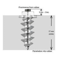 Igrip 18mm Shoudler Screw Studs Qty 100 - Snowmobile Collection
