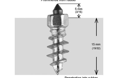 Igrip 18mm Standard Screw Studs Qty 1000 - Snowmobile Collection