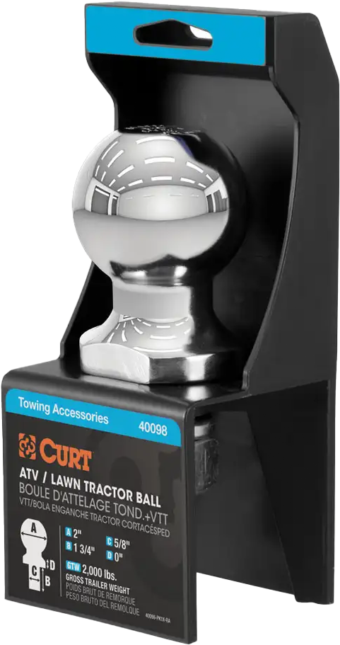 Curt 2’’ Atv Ball Packaged - Watercraft Collection