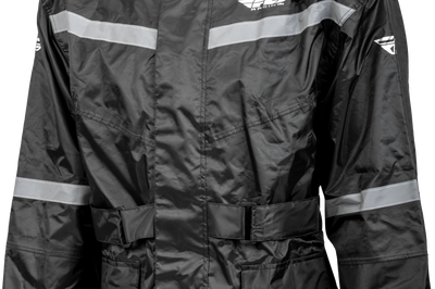 Fly Racing 2-piece Rain Suit Black/orange Xl - Black / 2X-Large - Harddrive Products