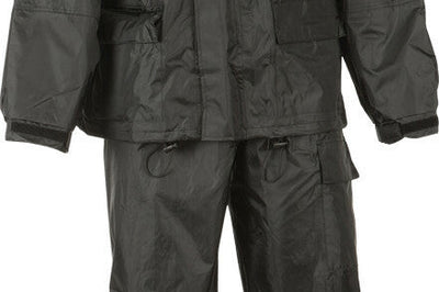 Fly Racing 2-piece Rain Suit Black/orange Xl - Harddrive Products