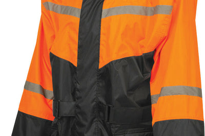 Fly Racing 2-piece Rain Suit Black/orange Xl - Harddrive Products