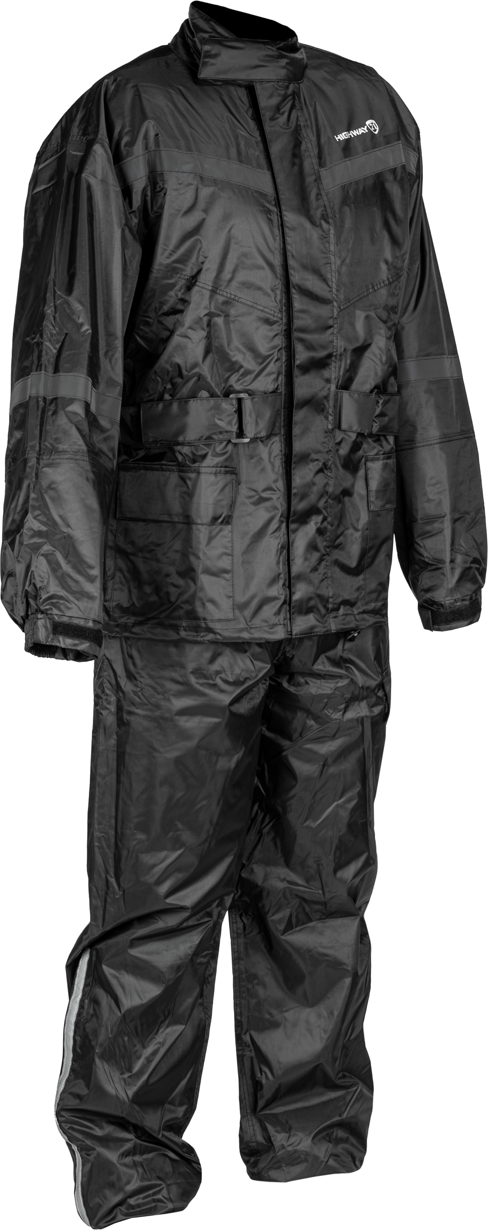 Highway 21 2 Piece Rain Suit Black Xl - 2X-Large - Harddrive Products