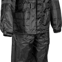 Highway 21 2 Piece Rain Suit Black Xl - 2X-Large - Harddrive Products