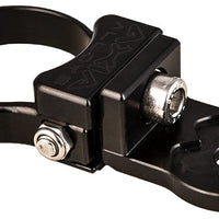 Axia 2 Way Radio Ant Mount Silver - Black - Atv Performance Products