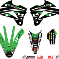D-cor 2014 Monster Energy Kawasaki Team Green Graphics/trim Kit
