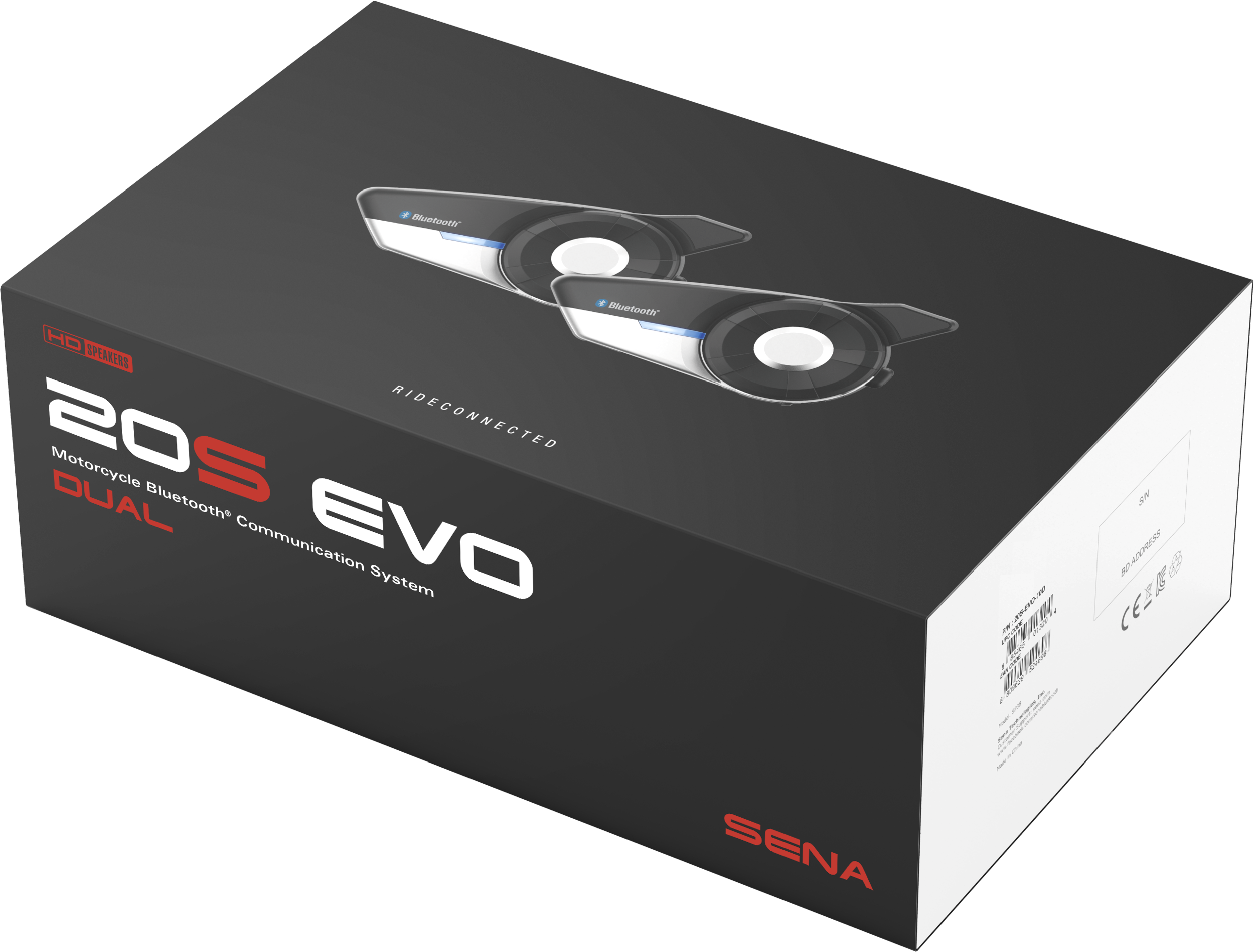 Sena 20s Evo Hd Bluetooth Comm System Dual - Harddrive Products