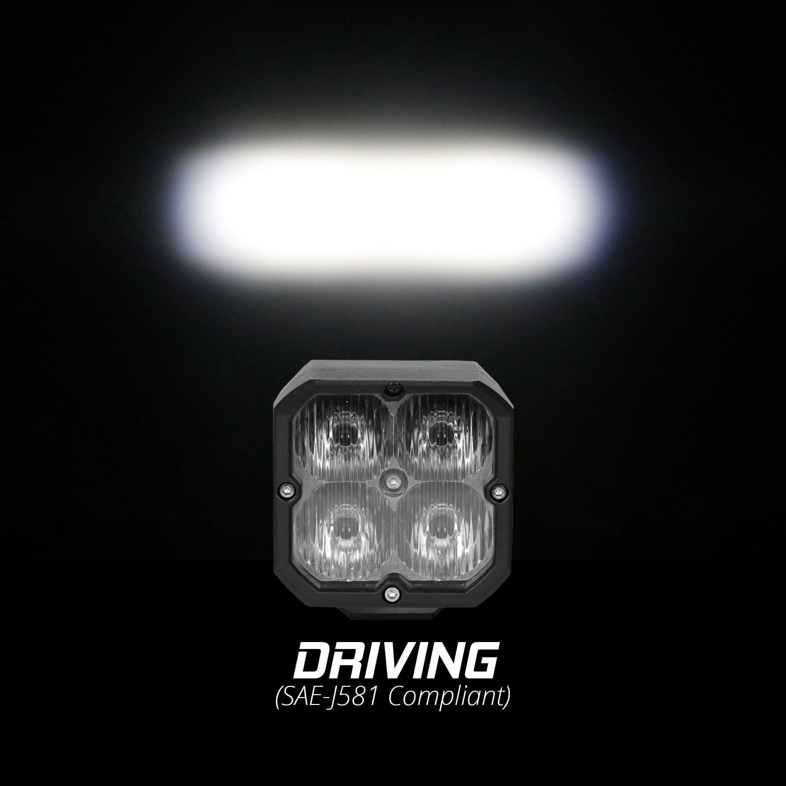 Xk Glow 20w Rgb Pod Lights Driving Beam - Offroad Collection