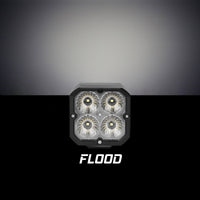 Xk Glow 20w Rgb Pod Lights Flood Beam - Offroad Collection