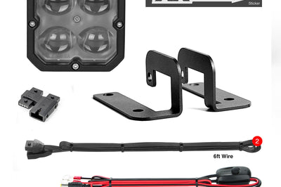 Xk Glow 20w Rgb Pod Lights Fog Beam Pr - Offroad Collection