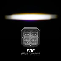 Xk Glow 20w Rgb Pod Lights Fog Beam Pr - Offroad Collection