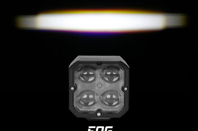 Xk Glow 20w Rgb Pod Lights Fog Beam Pr - Offroad Collection