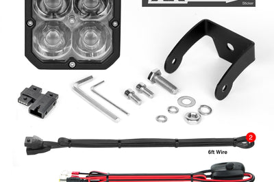 Xk Glow 20w Rgb Pod Lights Spot Beam Pr - Offroad Collection