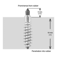 Igrip 24mm Standard Screw Studs Qty 100 - Snowmobile Collection