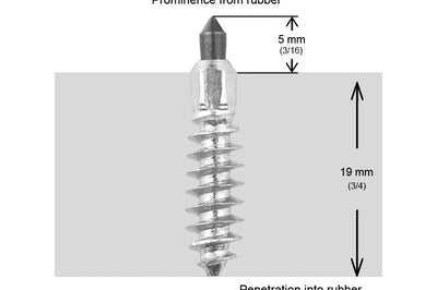 Igrip 24mm Standard Screw Studs Qty 100 - Snowmobile Collection