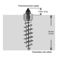 Igrip 25mm Standard Screw Studs Qty 1000 - Snowmobile Collection