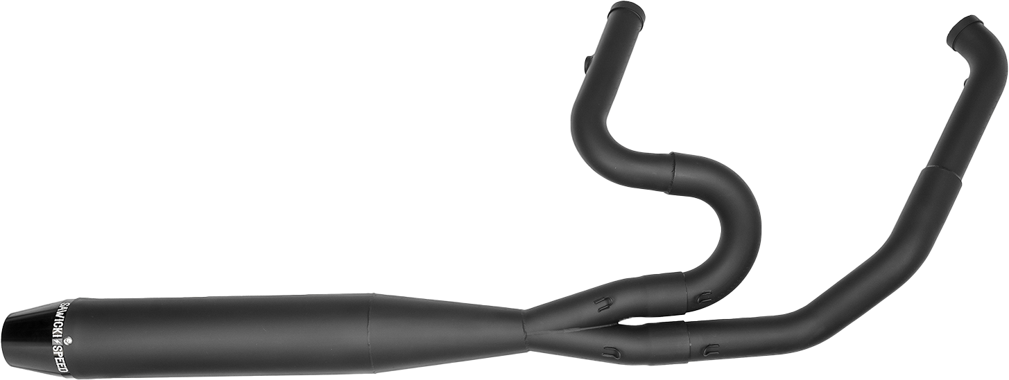 SAWICKI 2in1 M8 Flt Mid Length Pipe Black