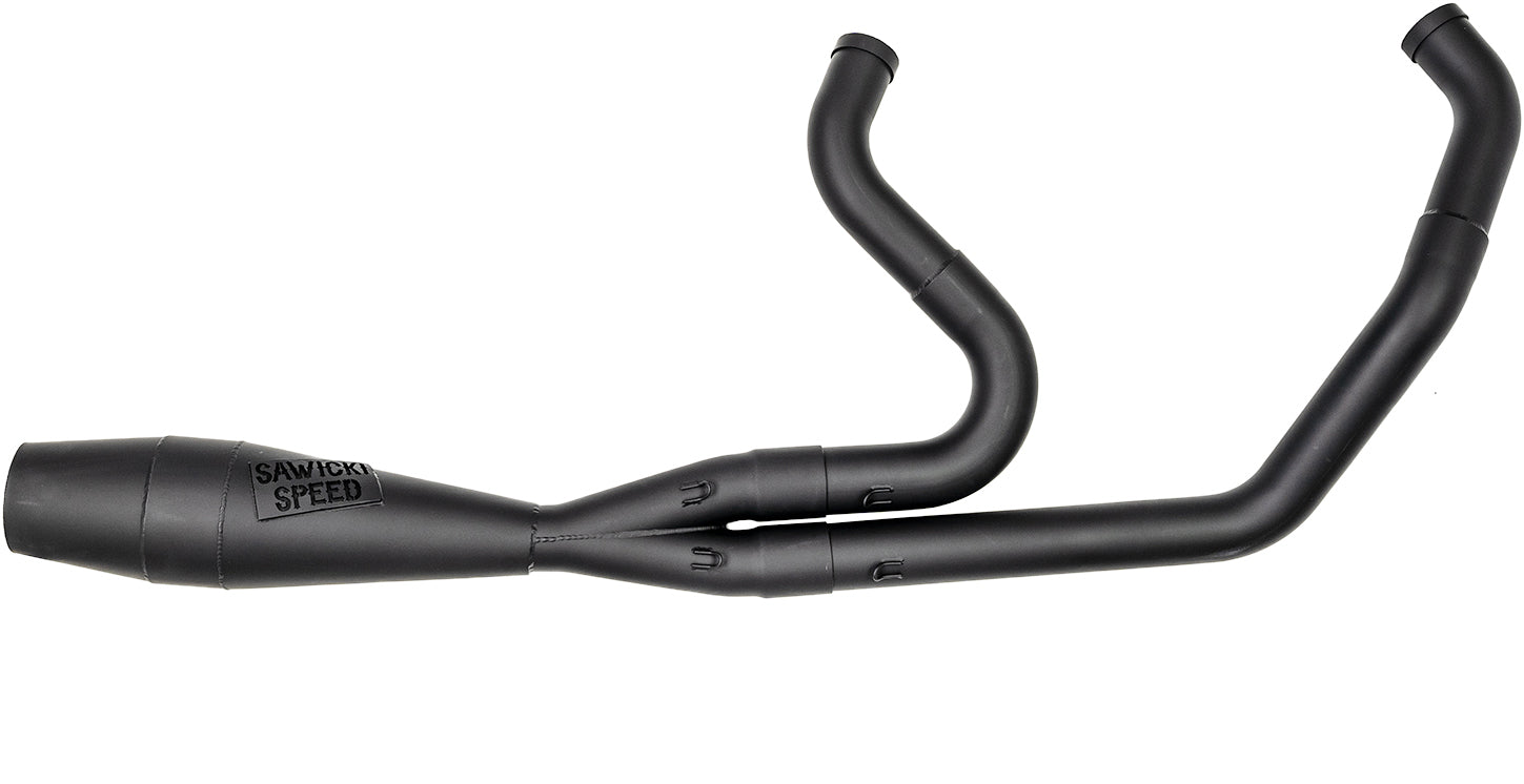 SAWICKI 2in1 M8 Softail Shorty Cannon Black