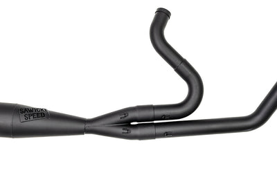 SAWICKI 2in1 M8 Softail Shorty Cannon Black
