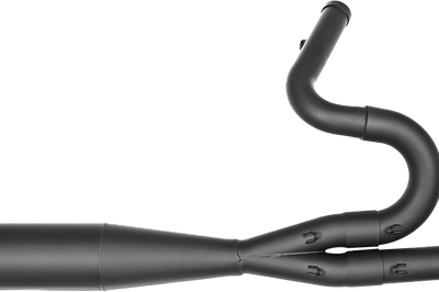 SAWICKI 2in1 Twin Cam Flt Mid Length Pipe Black