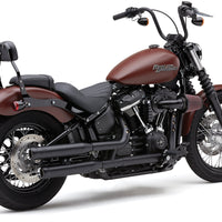 COBRA 3’’ Nh Series Slip Ons Black Softail 18 22