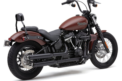 COBRA 3’’ Nh Series Slip Ons Black Softail 18 22