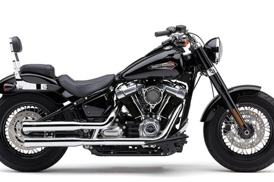 COBRA 3’’ Nh Series Slip Ons Chrome Softail 18 22
