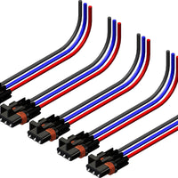 Kfi 3-pin Harness 5/pk Pol