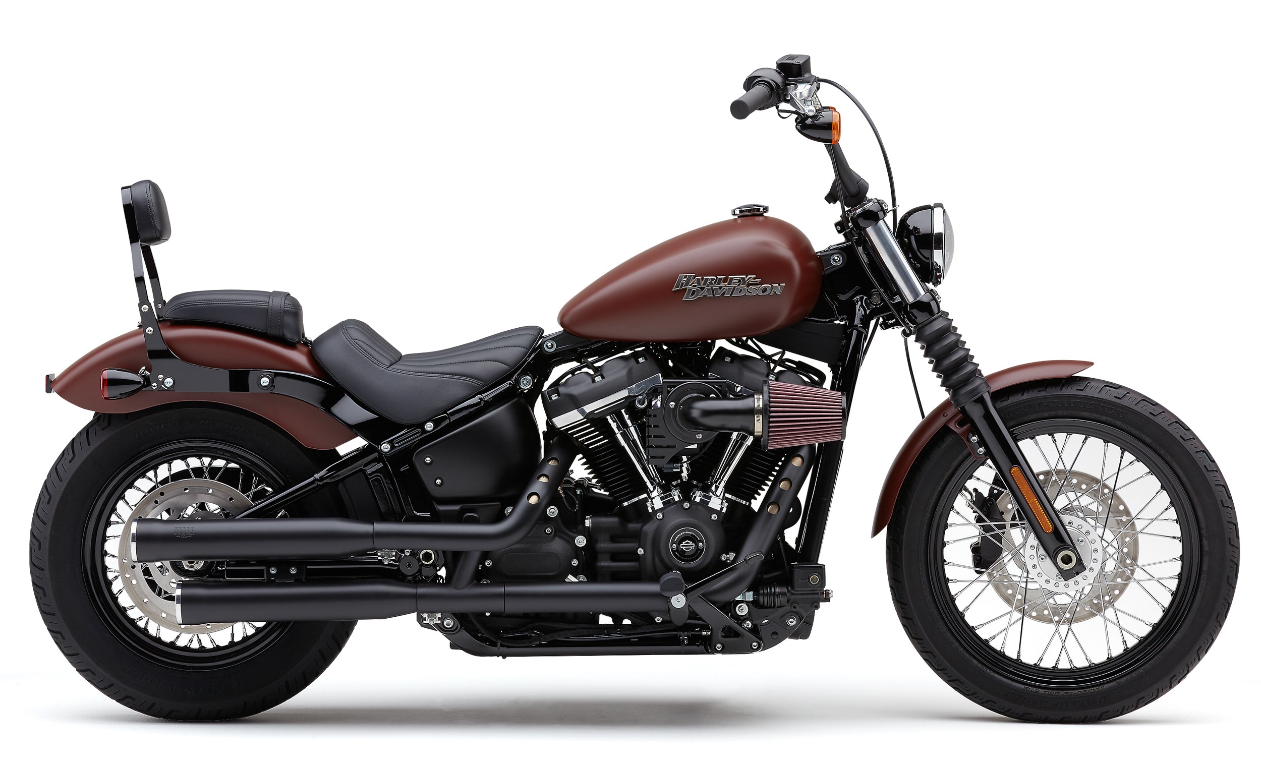COBRA 3’’ Rpt Slip Ons Black Softail 18 22