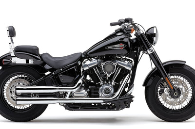 COBRA 3’’ Rpt Slip Ons Chrome Softail 18 22