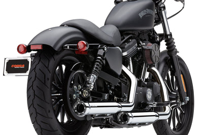 COBRA 3’’ Rpt Slip Ons Chrome Sportster 04 13