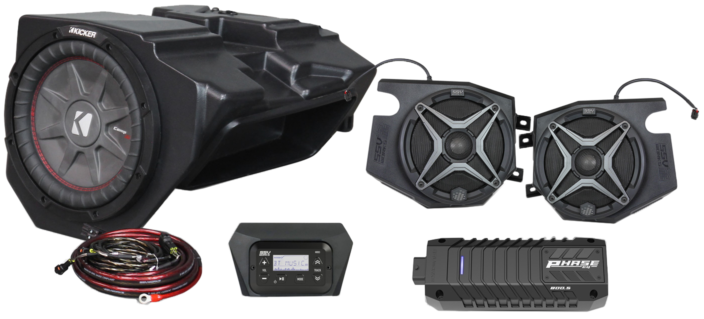 Ssv Works 3 Speaker Plug And Play Kit - Atv Performance Products