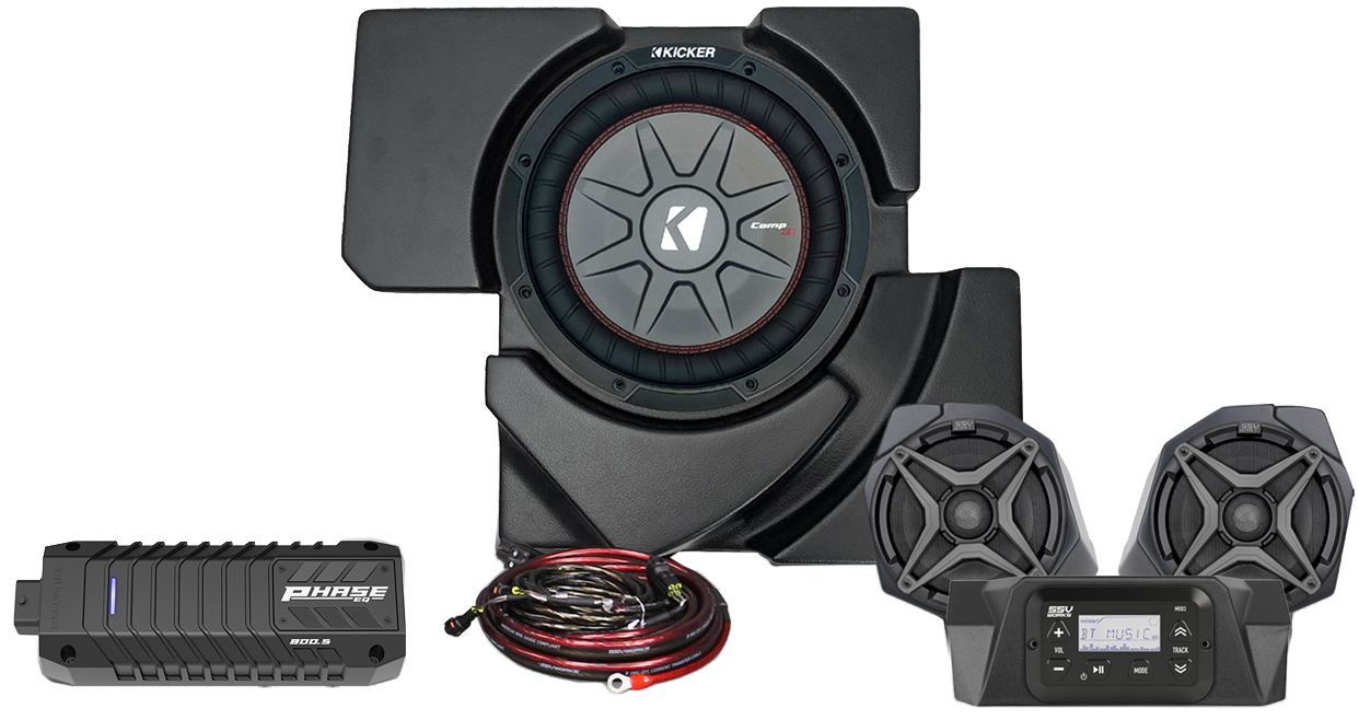Ssv Works 3 Speaker Plug And Play Kit - Atv Performance Products