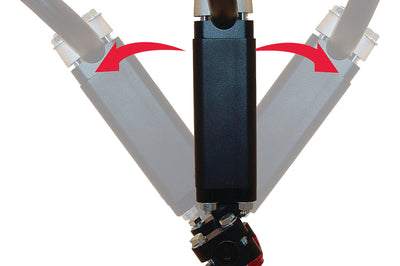 Powermadd 3’’ Universal Pivot Riser Adapter - Snowmobile Collection