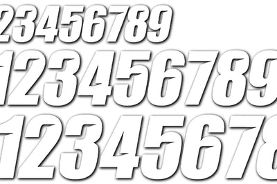 D-COR #3 White 6 Slash Series 3/Pk