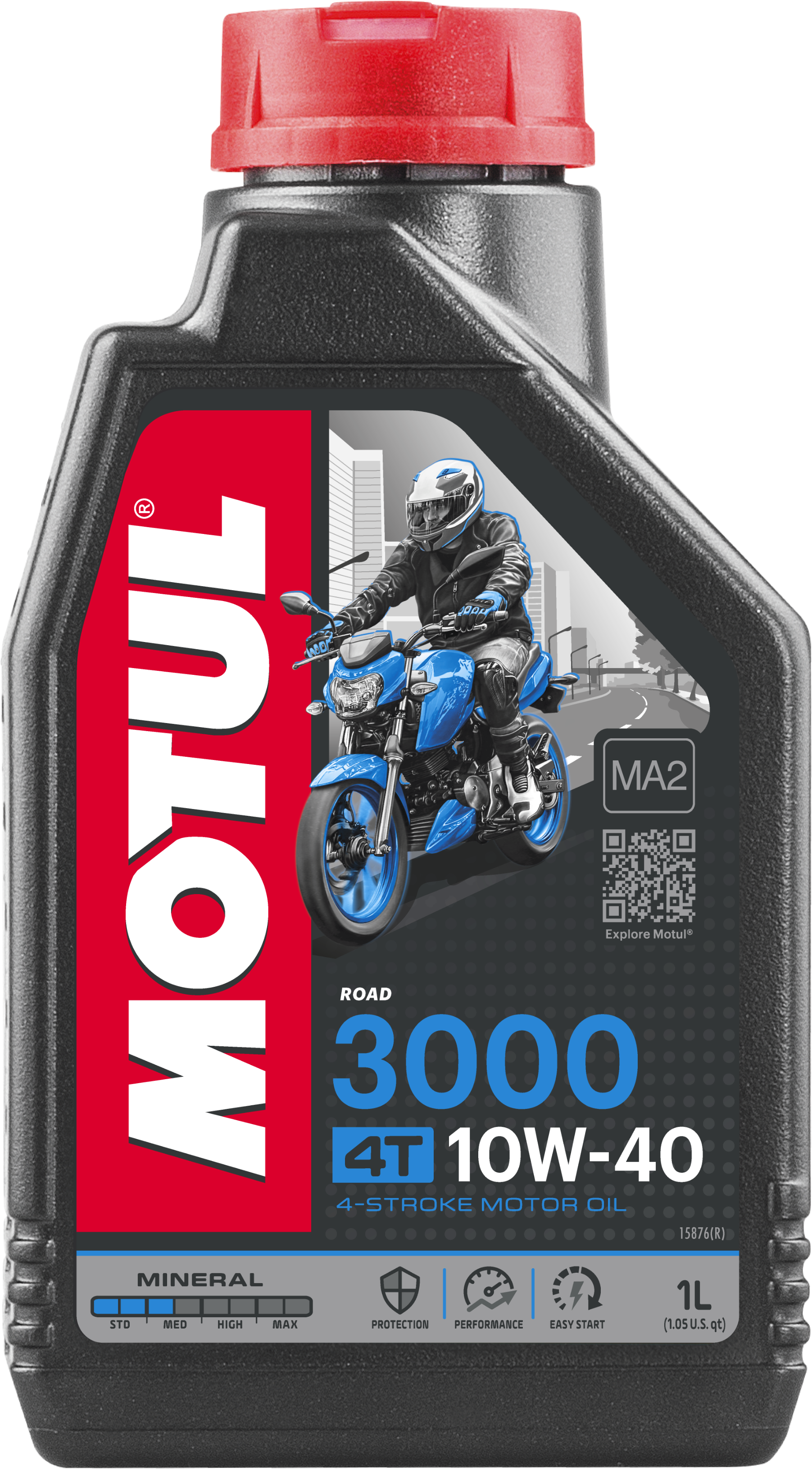 Motul 3000 Petroleum Oil 10w40 1 Lt - Harddrive Products