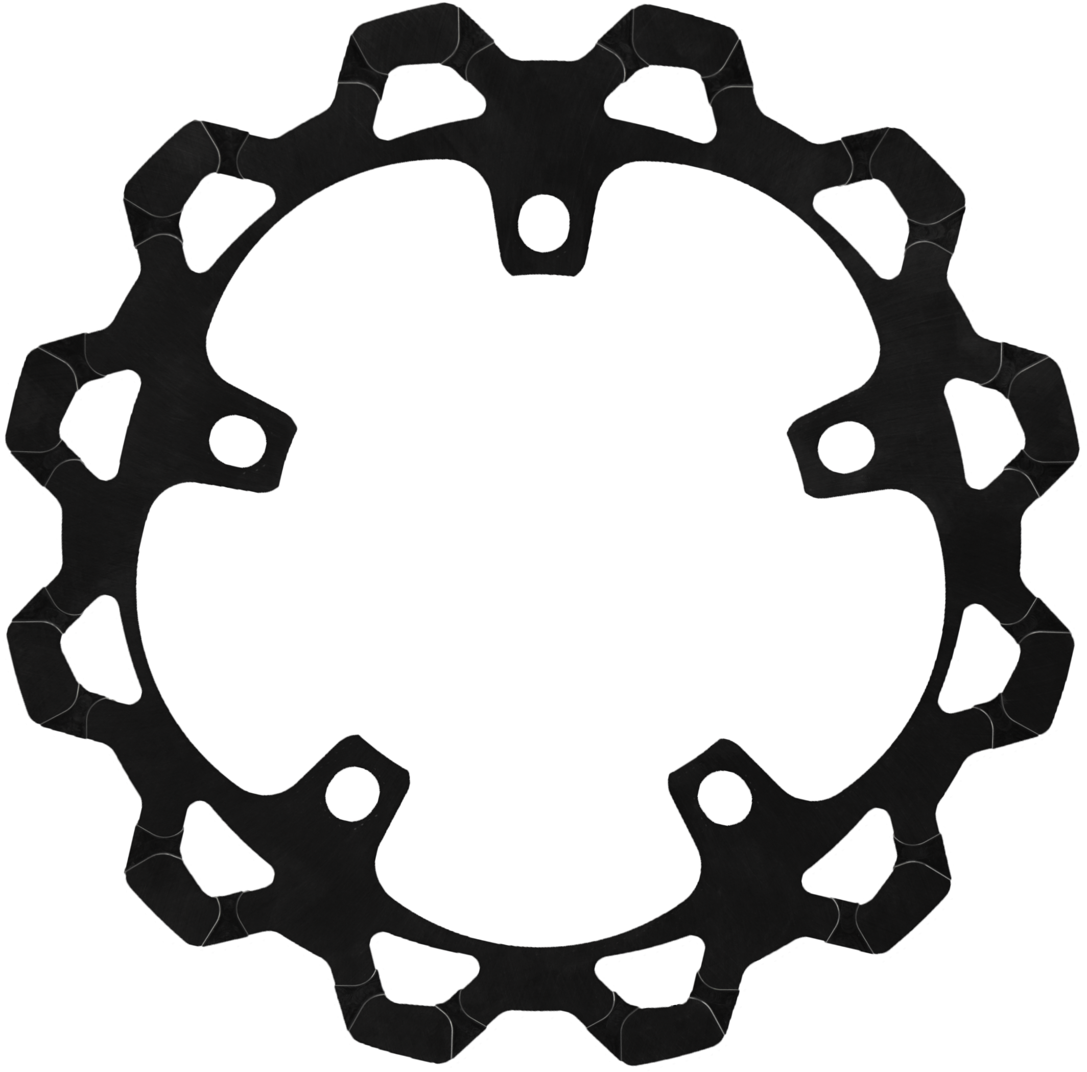 LYNDALL BRAKES 320mm Perimeter Rotor Black `24 Flh/Flt (Non Cvo)