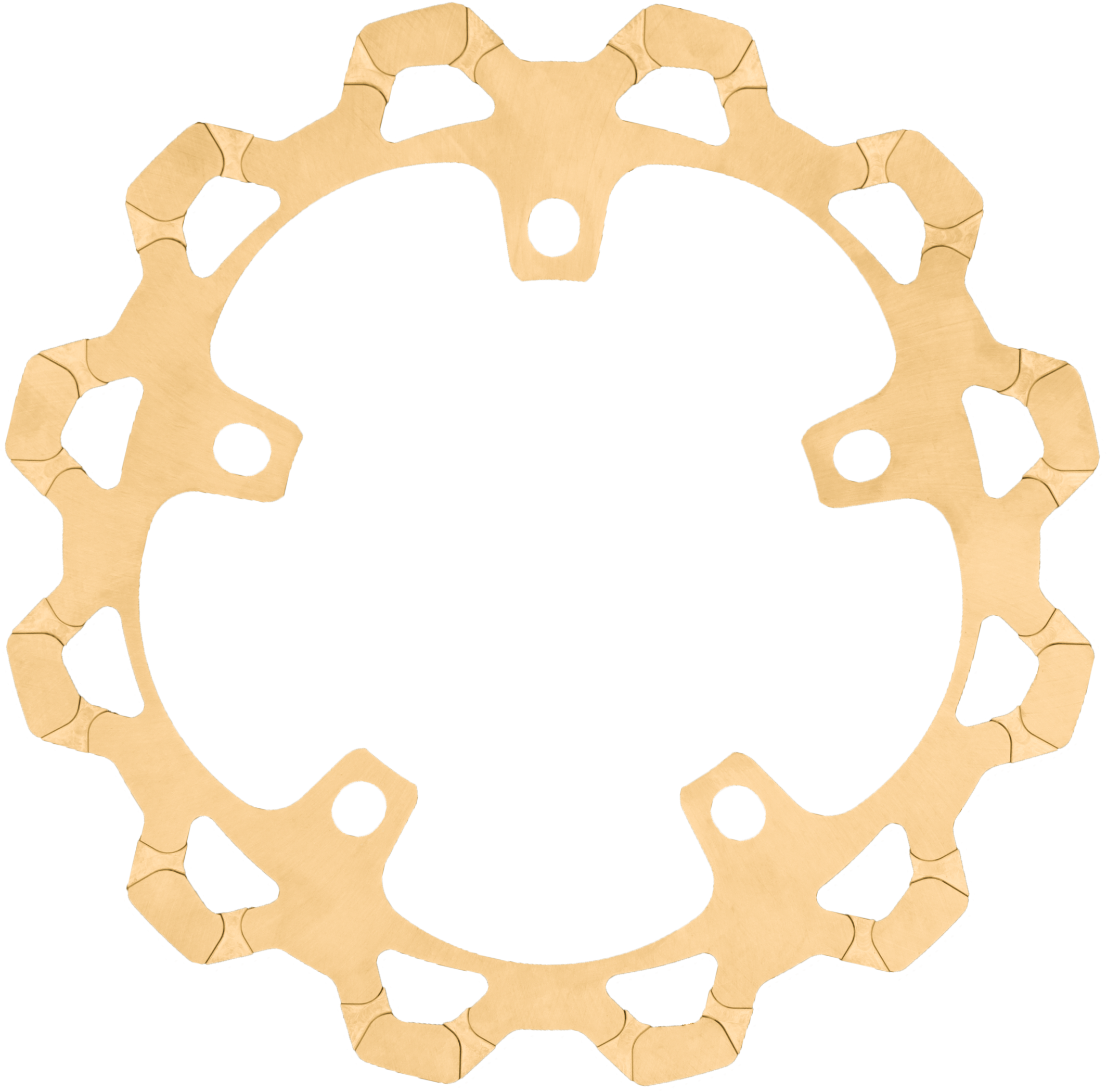 LYNDALL BRAKES 320mm Perimeter Rotor Gold `24 Flh/Flt (Non Cvo)