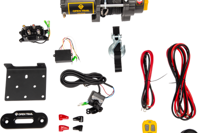 Open Trail 3500lb Winch Synthetic Rope - Atv Performance Products