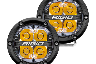 Rigid 360-series 4’’ Spot Amber Back Light - Street Collection