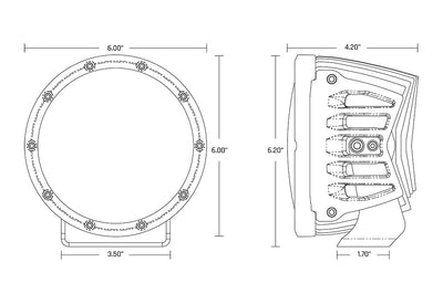 Rigid 360-series 6’’ Drive Rgb/2 Rgbw
